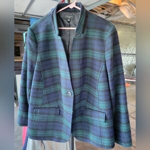 Talbots plaid jacket 20w